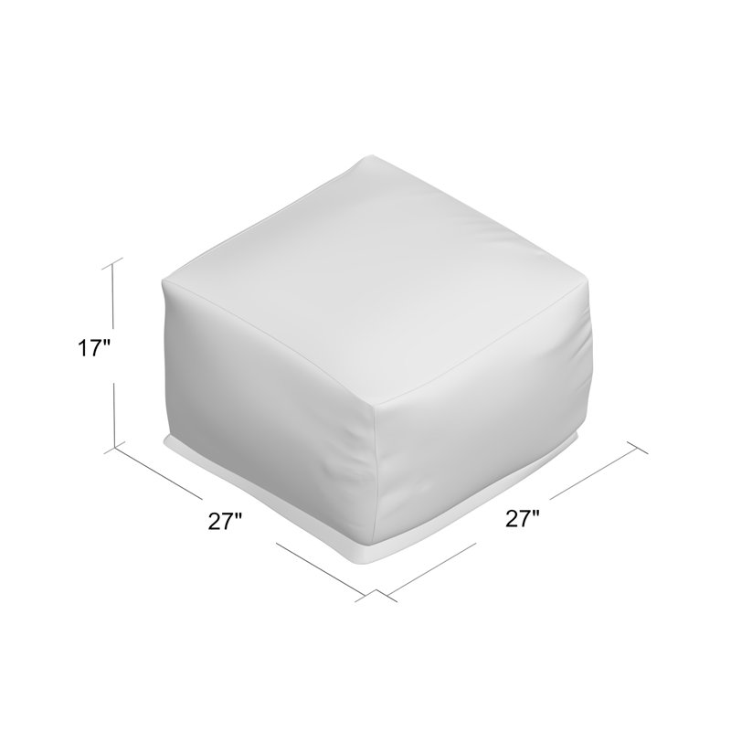 Breakwater Bay Loucks Bean Bag Ottoman with Cushion & Reviews Wayfair